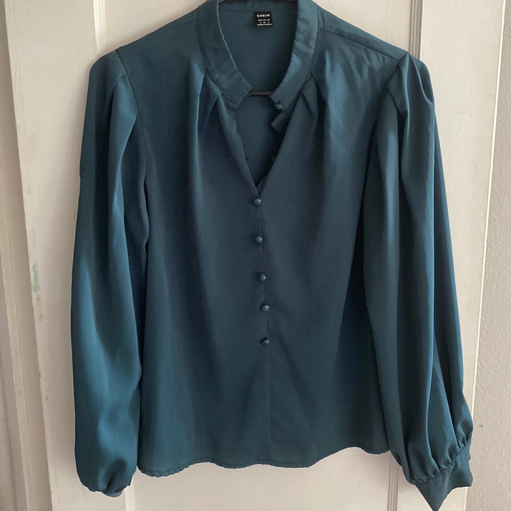 High-Necked Blouse